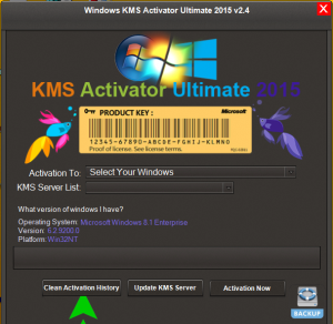 KMS Activator Ultimate 2015 for Windows 10, 8.1, 8, 7 Activation